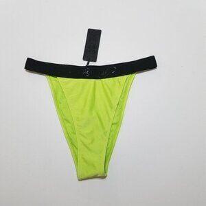 NWT Ed Hardy Candy Lime Swim Bikini Bottom Size M
